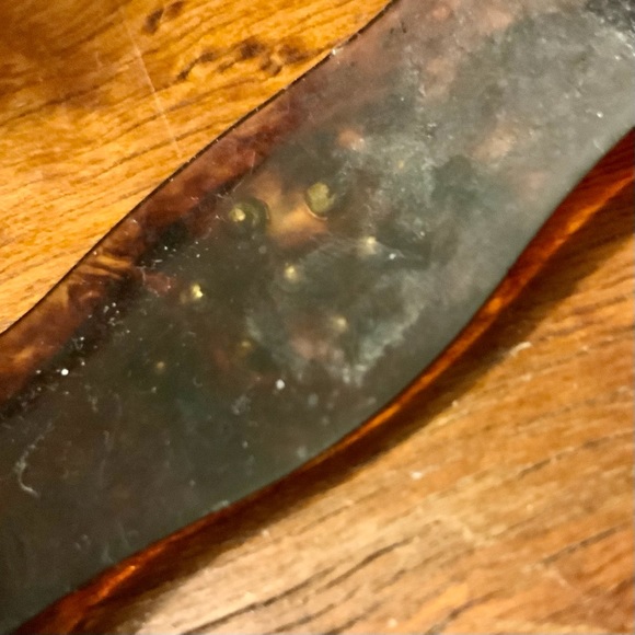 Rare 1930 Art Deco Hair Barrette Celluloid Tortoise Shell w Serious Rhinestones